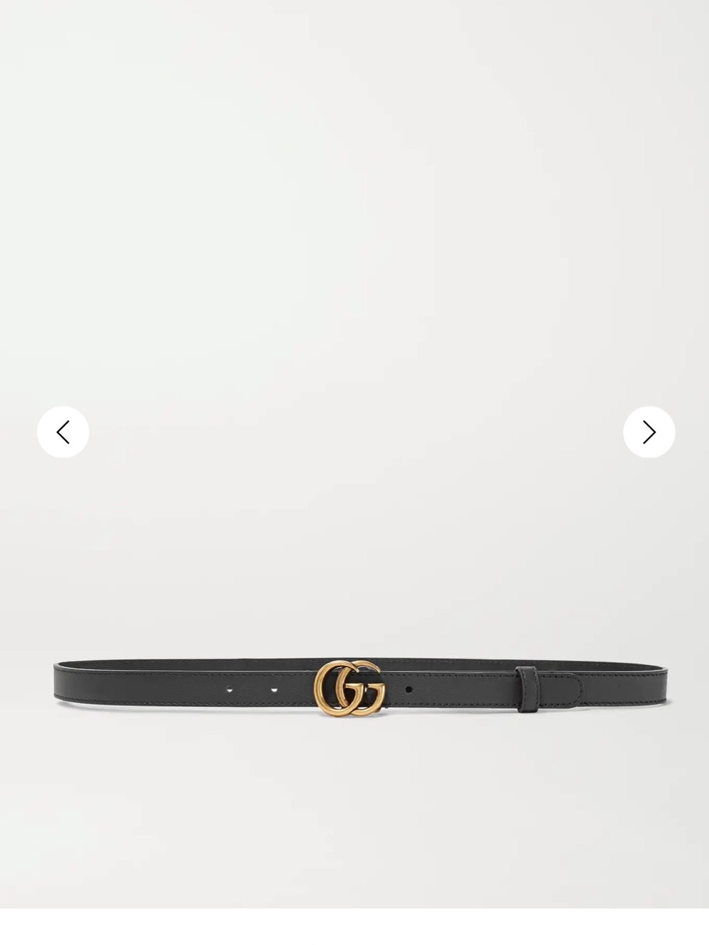 Gucci leather belt